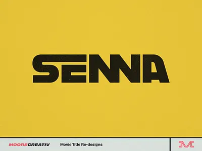 Senna Title badge brand city f1 logo racing wordmark