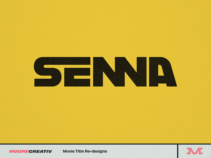 Senna Title by Brandon Moore on Dribbble
