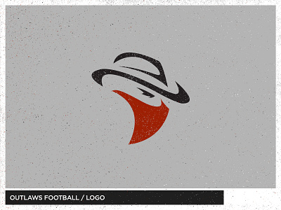 Outlaws Football brand cowboy fast football logo nike outlaw sports western