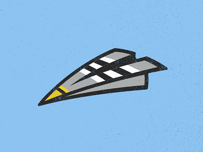 P-51 jet logo mustang paper pin plane