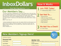 Inboxdollars Landing Page 3 By Darcy Murphy On Dribbble