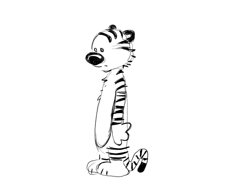 Hobbes animation draw hobbes