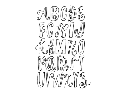 Alphabet alphabet customtypography handlettering