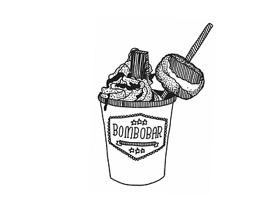 BomboBar Hotter Chocolate adobedraw chicago illustration