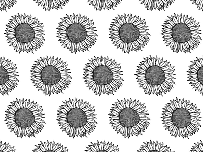 Sunflowers illustration pattern sunflower