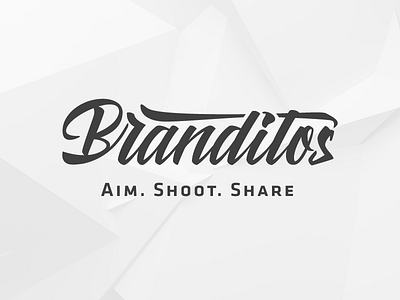 Branditos Logotype branditos brushlettering calligraphy logotype