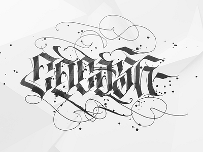 Cocash Photographer Calligraphy flatpen hand calligraphy handstyle logotype