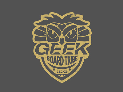 Geek Board Tribe logo board logo longboard owl logo skate totem tribe type