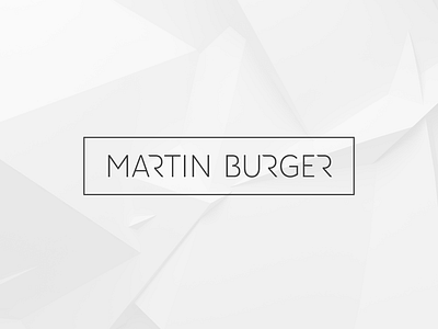 Martin Burger Logotype art iamrushdog logo logotype photograph stylist logo typo