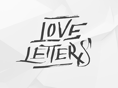 Love Letters free Calligraphz brush lettering calligraffiti calligraphy handlettering iamrushdog logo logotype typo typography vector