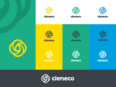 Cleneco reject brand drop identity logo recycle water