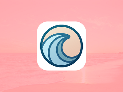 Wave Icon by OH on Dribbble