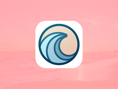 Wave Icon apple flat icon ios ocean surf wave