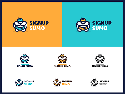 Signup Sumo Branding branding logo signup startup sumo