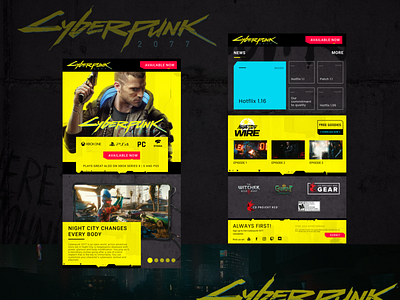 CyberPunk App Design