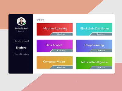 Web learning app