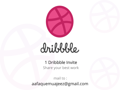 Dribbble invite dribbble best shot dribbble debut dribbble invite dribbble player illustration invitation logo ui vector