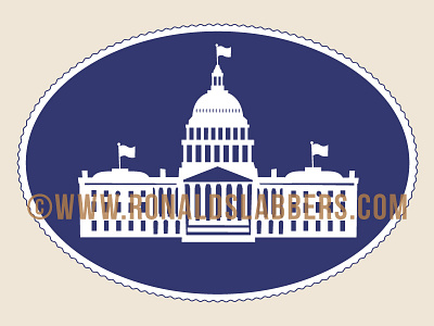 Congress Building building congress icon logo philadelphia vector