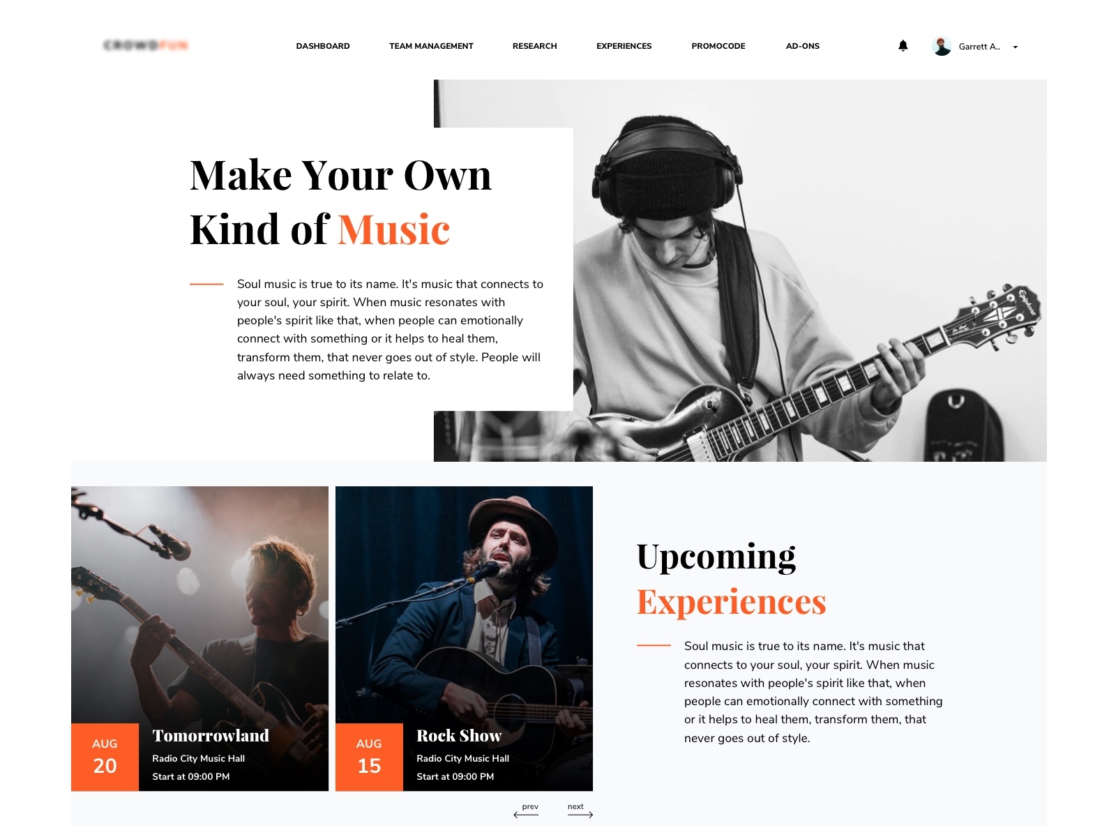 Make Your Own Kind Of Music By Siddharth Panchariya On Dribbble   Home 4x 