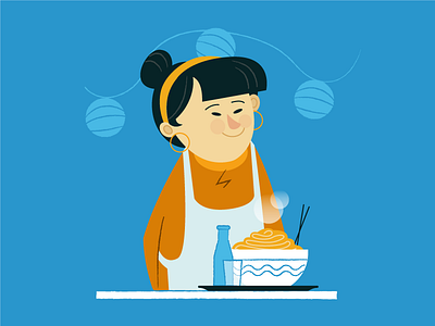 The Ramen Lady asian china chinese food infographic marketing ramen sales sell takeout