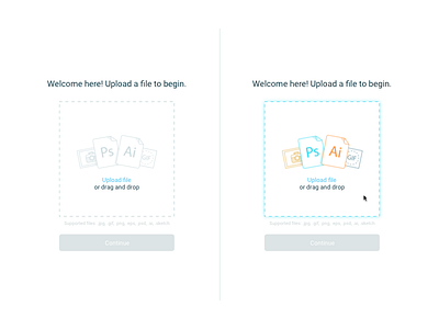 File Uploader file icon paylance product startup ui ux