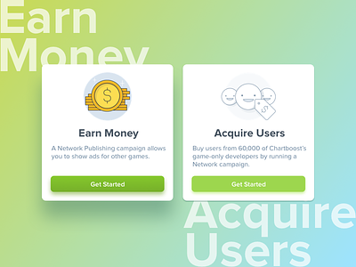 Ad Cards ad card dashboard product revenue startup ui ux visual