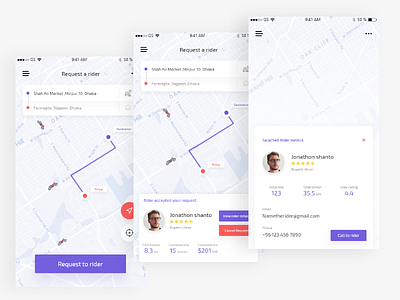 Ride sharing app | exploration app ios ride ride app ride sharing ride sharing app travel ui ux