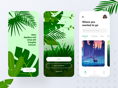 Travel app design app design booking app cards concept app design exploration holiday illustration ios app minimal mobile onboarding sign in sign up tour travel app trip vector