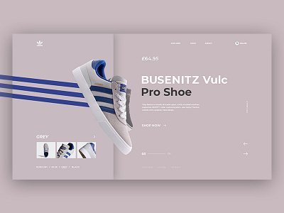 UI Design, Grey color selection of the shoe