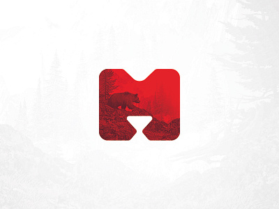 Medved Digital / Bear Digital bear logo m