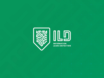 Logo ILD brain information logo protection safe secure shield