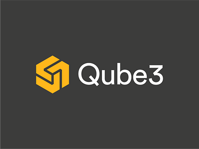 Qube3 brand design brand identity branding cube design engineering icon identity logo logo design marque minimal