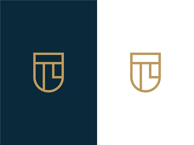 TL Shield brand design brand identity branding design graphic design identity l logo logo design minimal monogram shield t