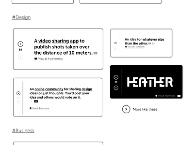 Pitchme Wireframe comments preview secret social ui user interface ux wireframe