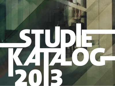 Studiekatalog catalogue design graphic hiof hiø layout studiekatalog 2013