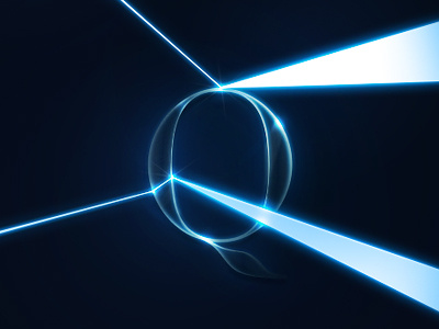 Q Laser - WIP highlights icon idea laser lights photoshop q reflections shine