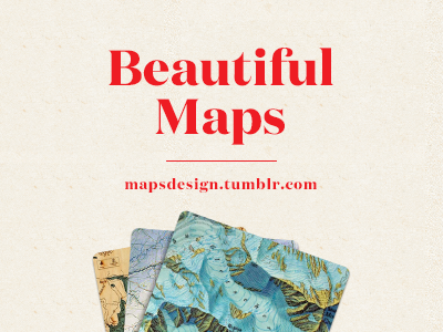 Beautiful maps by Dennys Hess on Dribbble