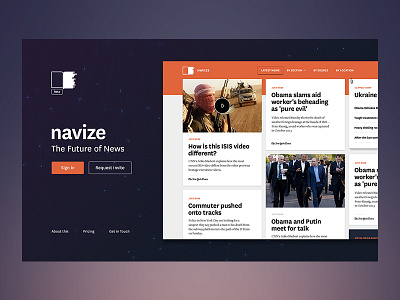 Navize.com Landing Page