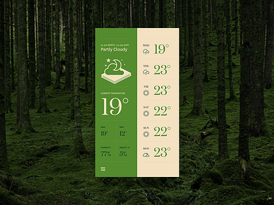 Forecast App in 4 colors app colors download forecast icons imagery live photoshop weather