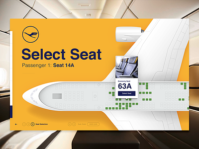 Seat Selector airline aviation lufthansa photoshop plane seat select