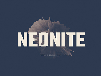 Neonite Presentation Cover 3d cover development future graphic neonite presentation typography works