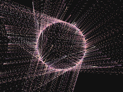 Particle Animation animation black circle colors colours explosion motion particles star