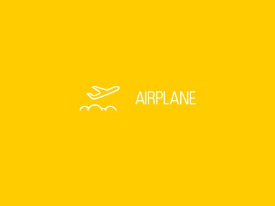 Airplane airplane clouds fly icon illustration photoshop shape sky traveling vector