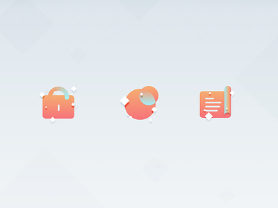 Iconset app colours design icon icons icons set