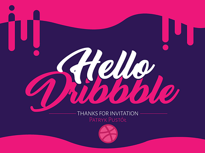 Hello Dribbble ! #1 dribbble first hello shot