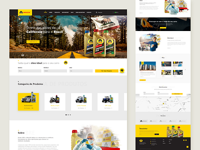 Website • Oil design dribbble interface oil redesign site ui website