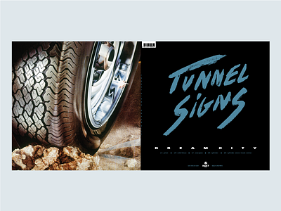Tunnel Signs EP 12 drawn hand layout type vinyl