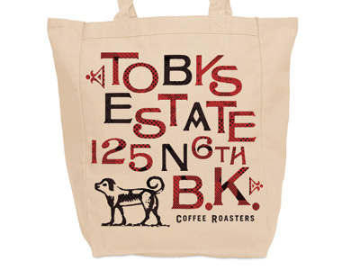 Toby's Estate Coffee Roasters tote bag bag tote