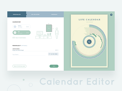 Life Calendar Web Editor