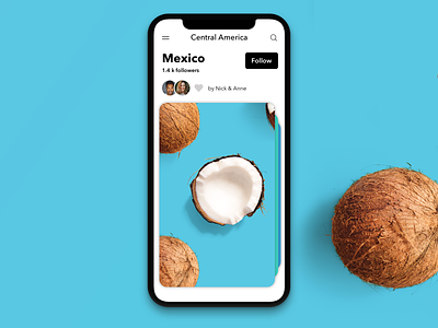 Cards Menu acrylic cards cards ios carrousel clean minimal interface exotic fruits iphone x mobile app scroll slide ui design ux design